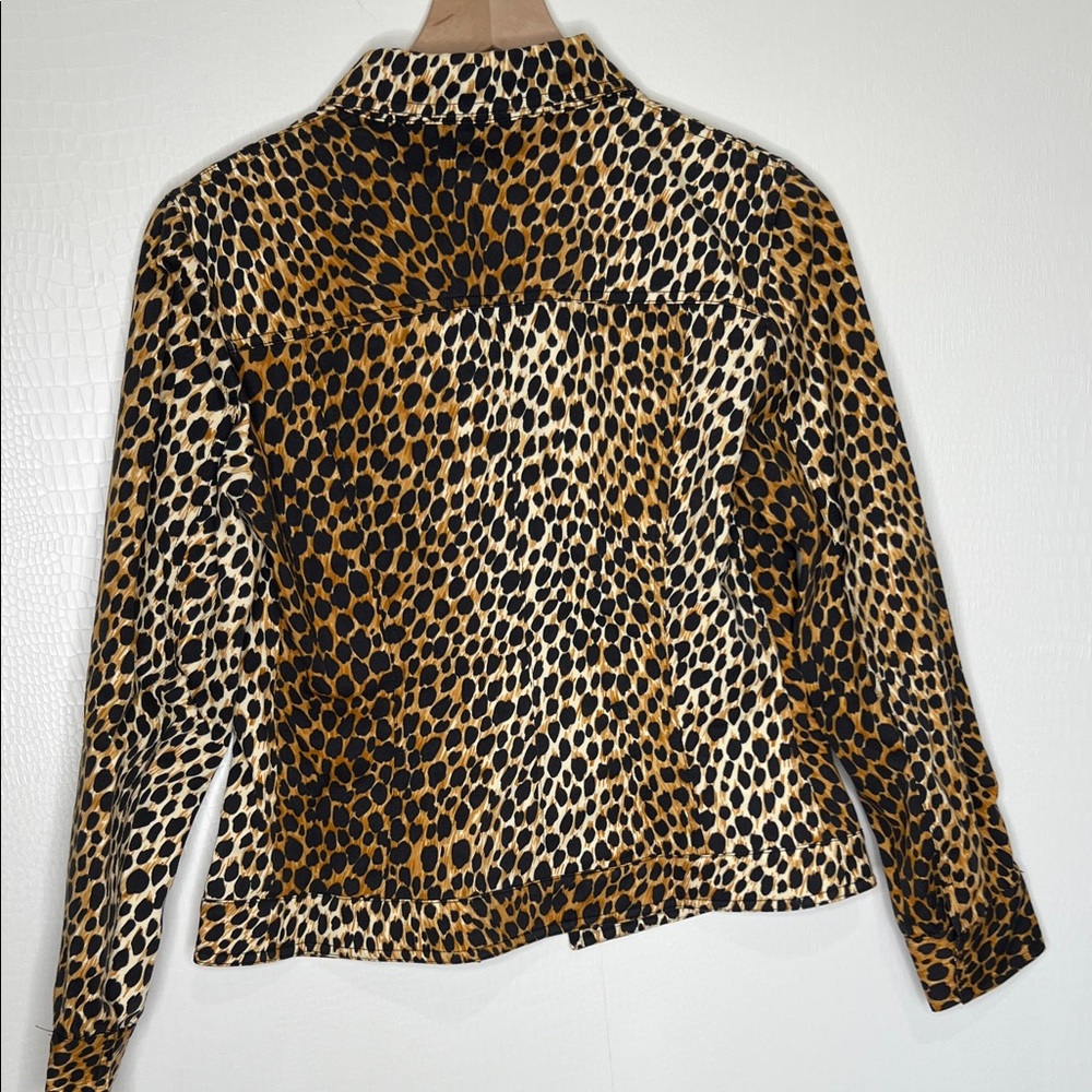 Dolce & Gabbana Animal Print Cheetah Jean Jacket - Picture 8 of 9